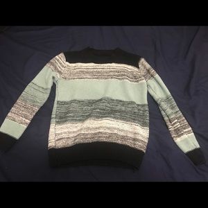 Striped blue sweater